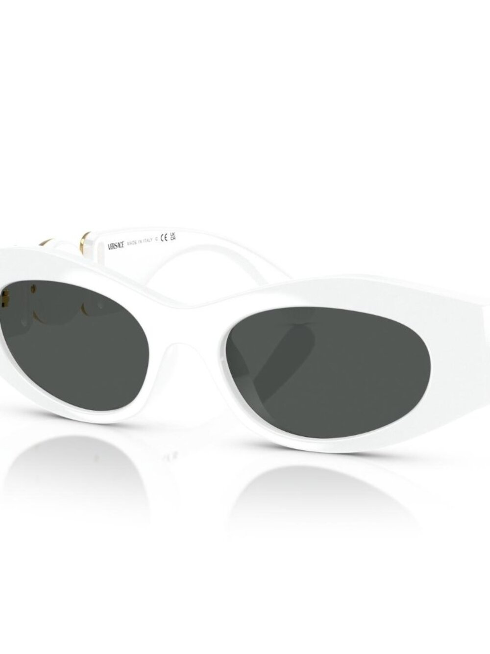 NEW VERSACE VE4480U 314/87 WHITE GREY SUNGLASSES 51-18-140 AUTHENTIC - Picture 2 of 7